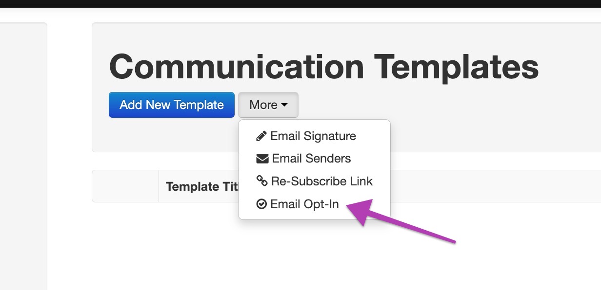 Email Opt-In option highlighted.