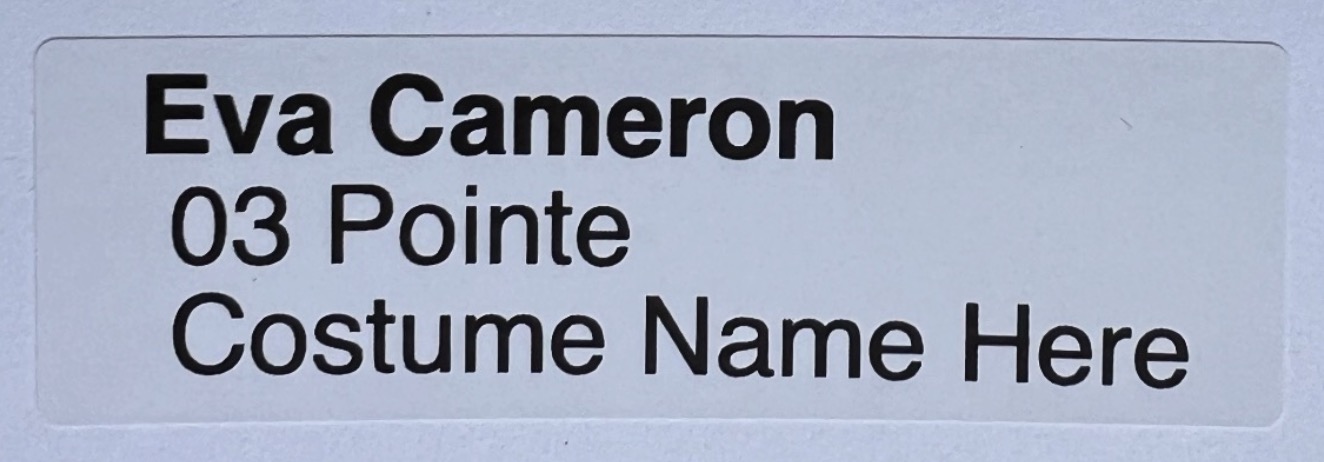 Label Example