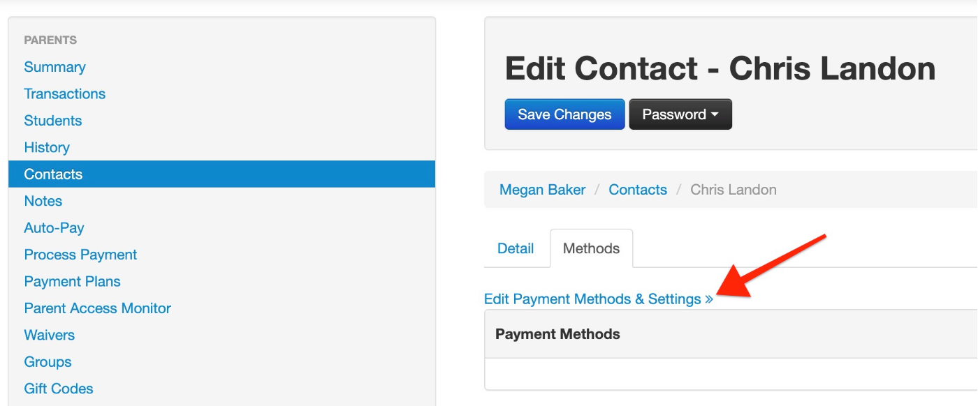 Edit Contact page in Studio Pro interface