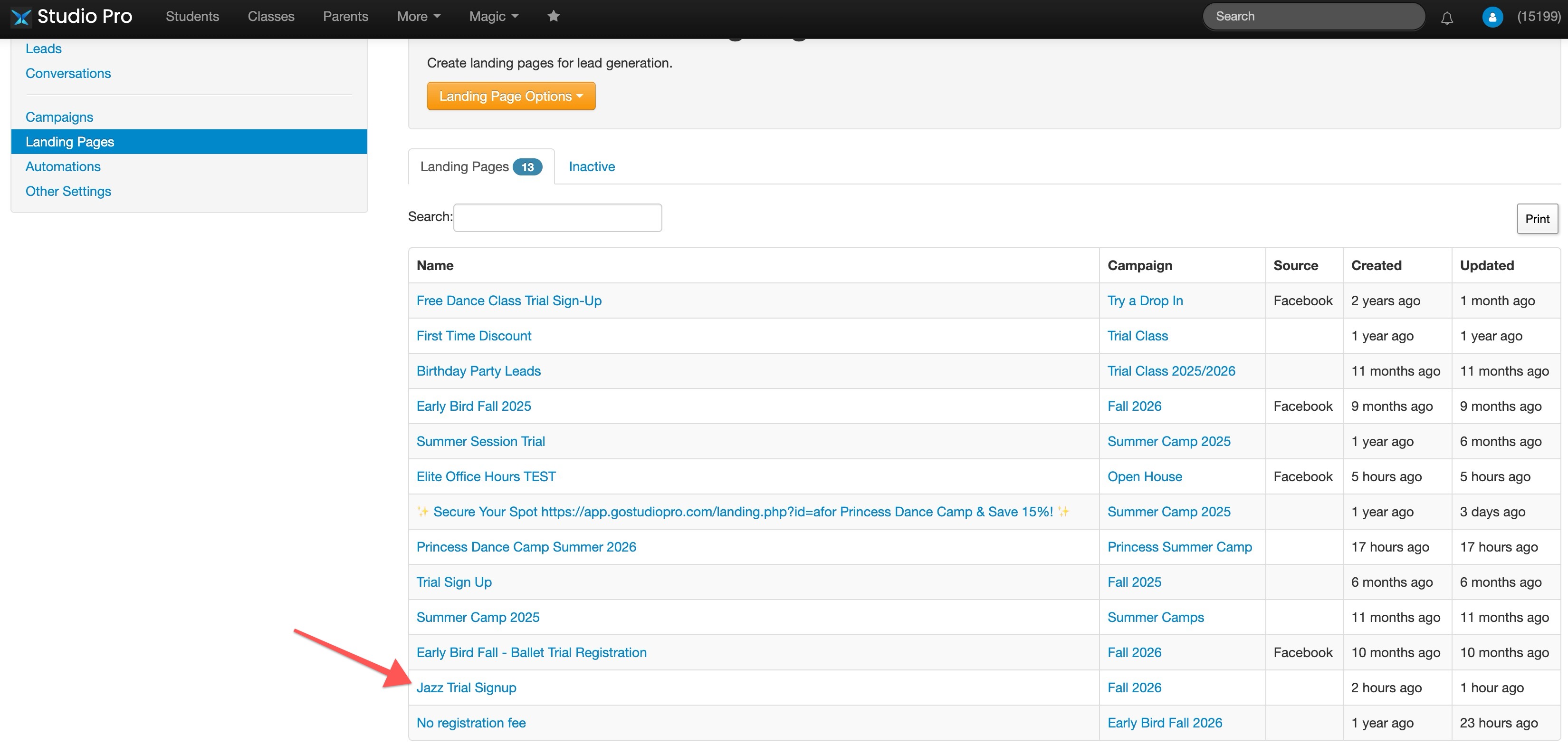 List of landing pages.jpg